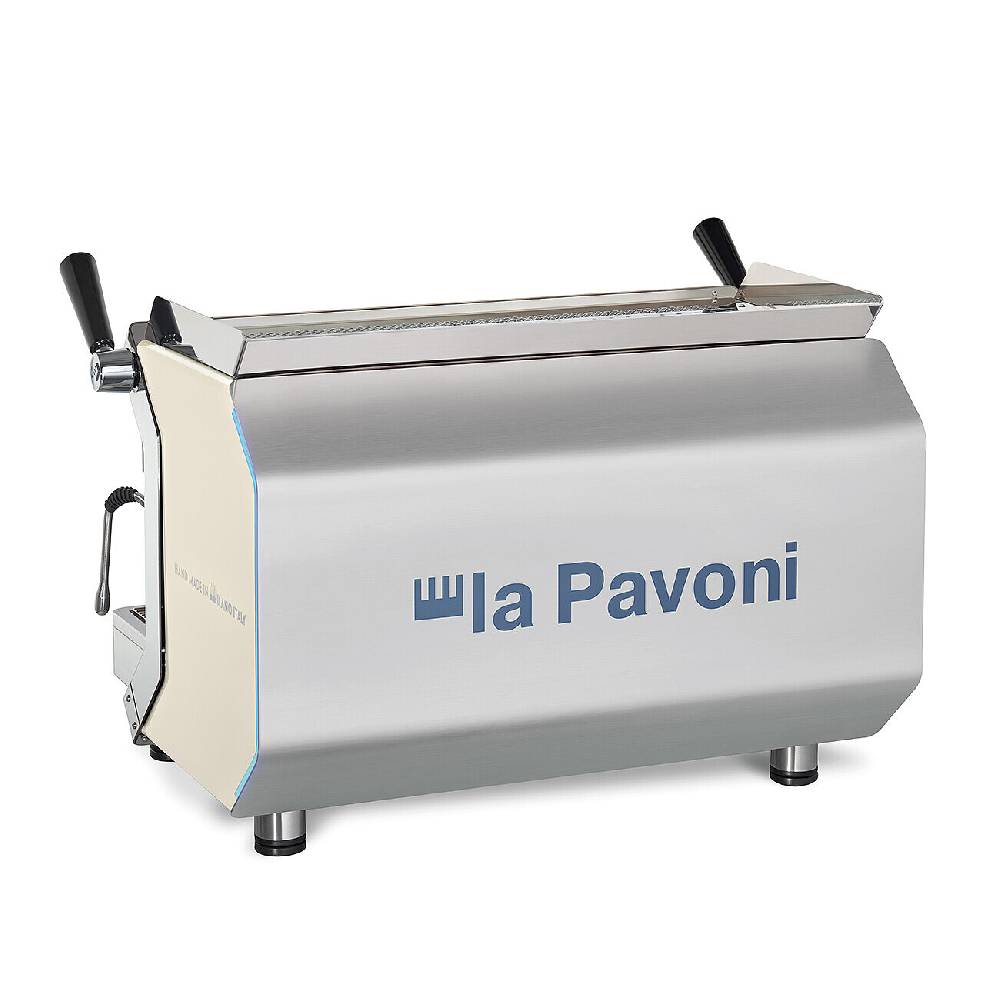 La Pavoni DESIDERIO VOLUMETRICA 2 GRUPPI BIANCA Presa