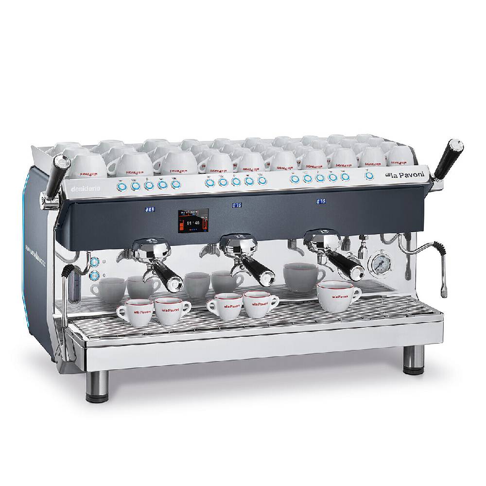 La Pavoni DESIDERIO VOLUMETRICA 3 GRUPPI NERA Sconto