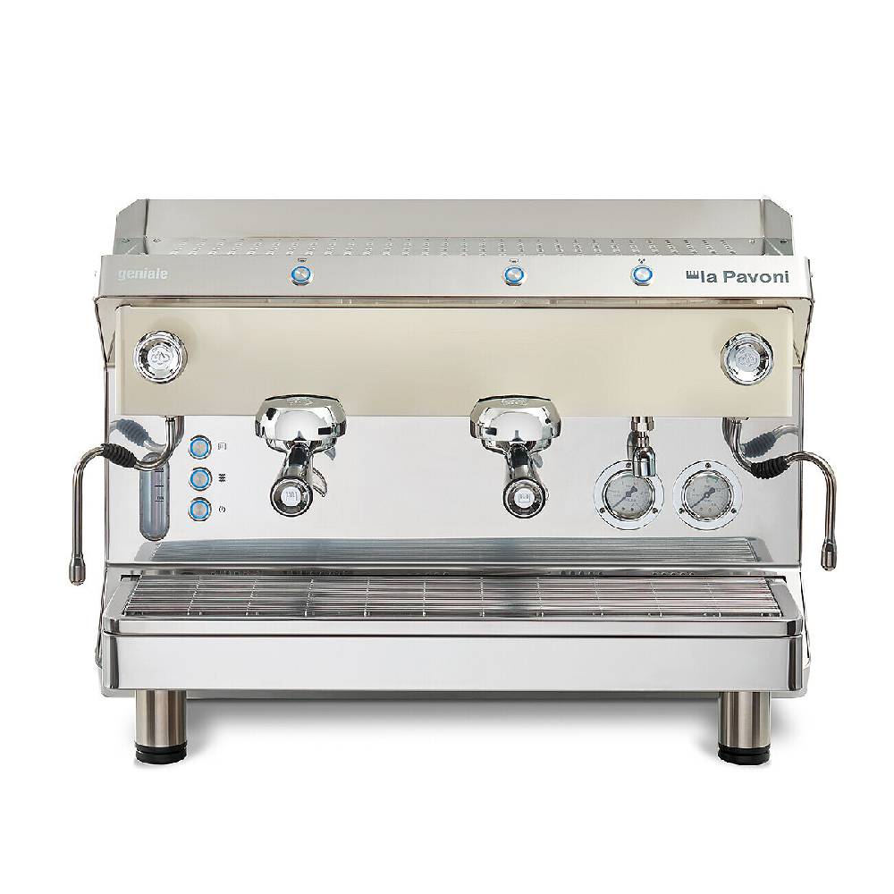 La Pavoni GENIALE SEMIAUTOMATICA 2 GRUPPI BIANCA Italy
