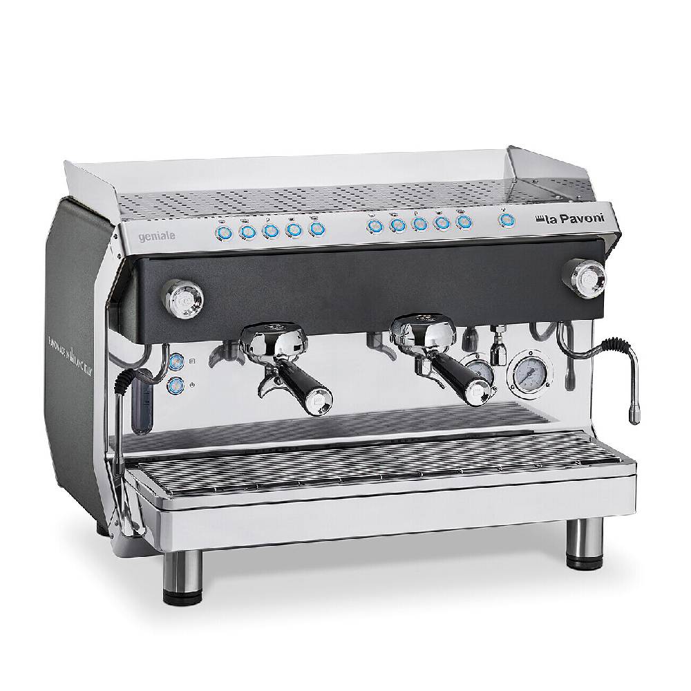 La Pavoni GENIALE VOLUMETRICA 2 GRUPPI NERA In Linea
