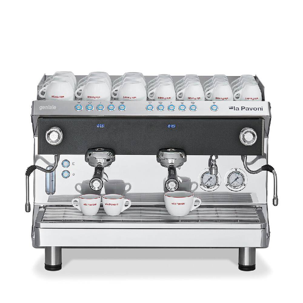 La Pavoni GENIALE VOLUMETRICA 2 GRUPPI NERA In Linea
