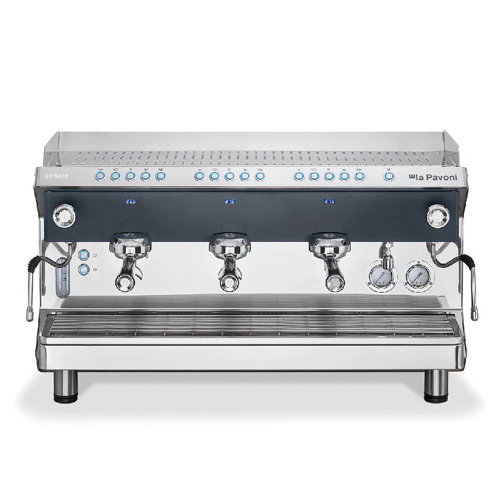 La Pavoni GENIALE VOLUMETRICA 3 GRUPPI NERA Vendita