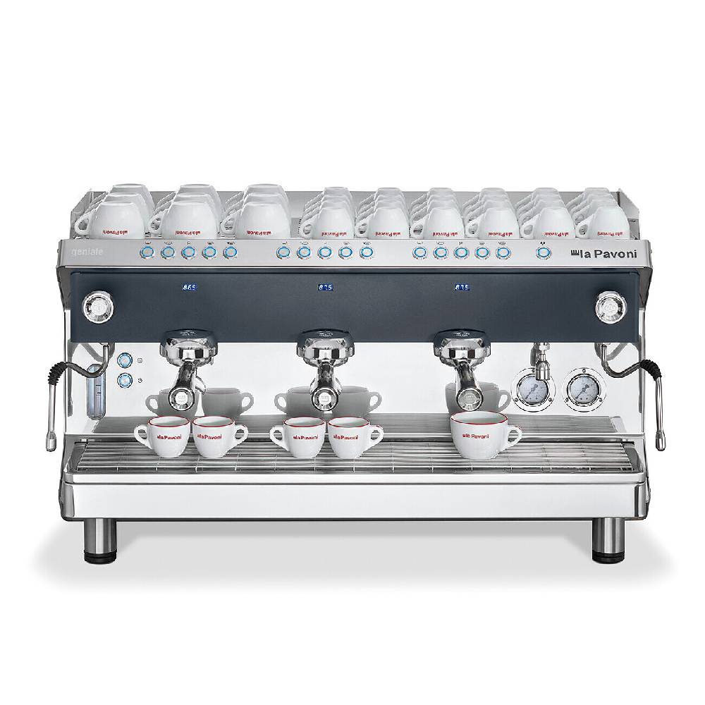 La Pavoni GENIALE VOLUMETRICA 3 GRUPPI NERA Vendita