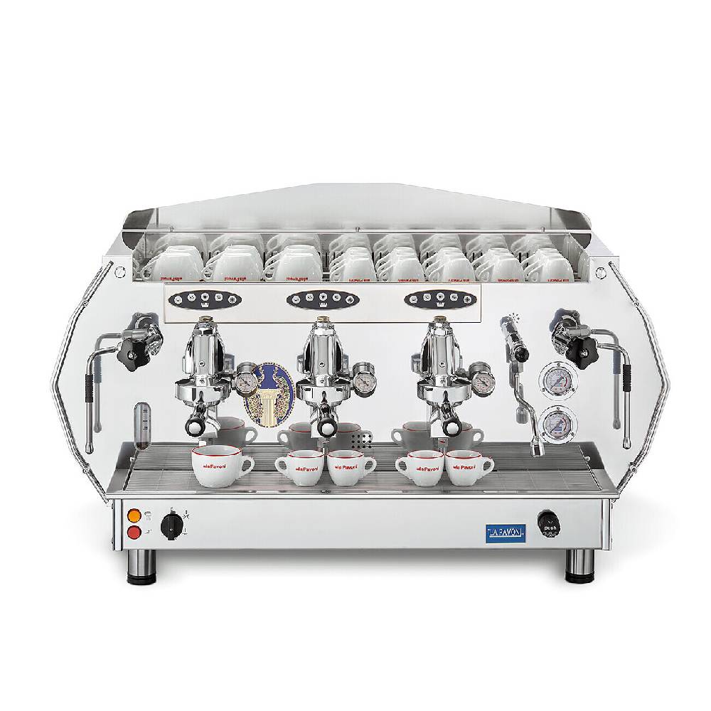 La Pavoni DIAMANTE E61 VOLUMETRICA 3 GRUPPI ORO Outlet