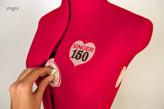 Shopty Manichino sartoriale regolabile DF150 Singer Red - Busto da sarta Small Medium Taglie 40/42 44 46 48 Acquista Ora