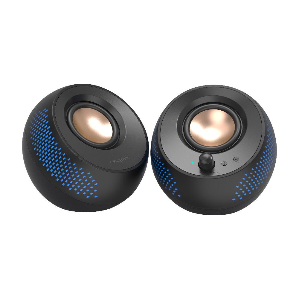 Creative Pebble X Altoparlanti 2.0 USB-C per computer con illuminazione RGB personalizzabile Promozione Limitata