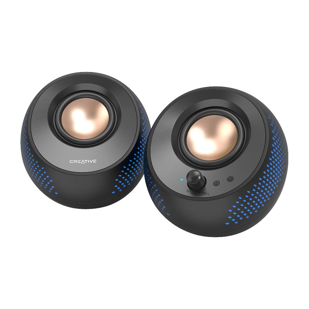 Creative Pebble X Altoparlanti 2.0 USB-C per computer con illuminazione RGB personalizzabile Promozione Limitata