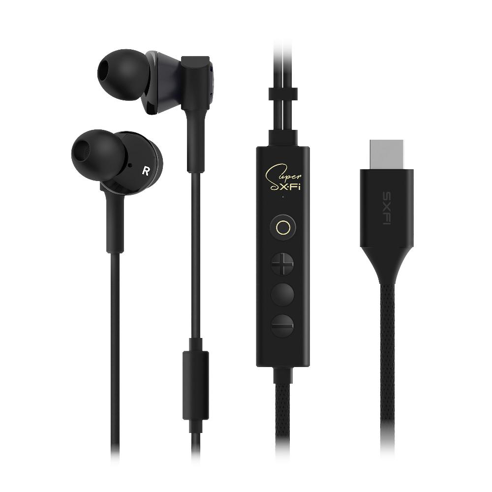 Creative SXFI TRIO Cuffie in-ear USB-C a triplo diffusore con tecnologia Super X-Fi incorporata e personalizzata in base alle tue orecchie Offerta migliore