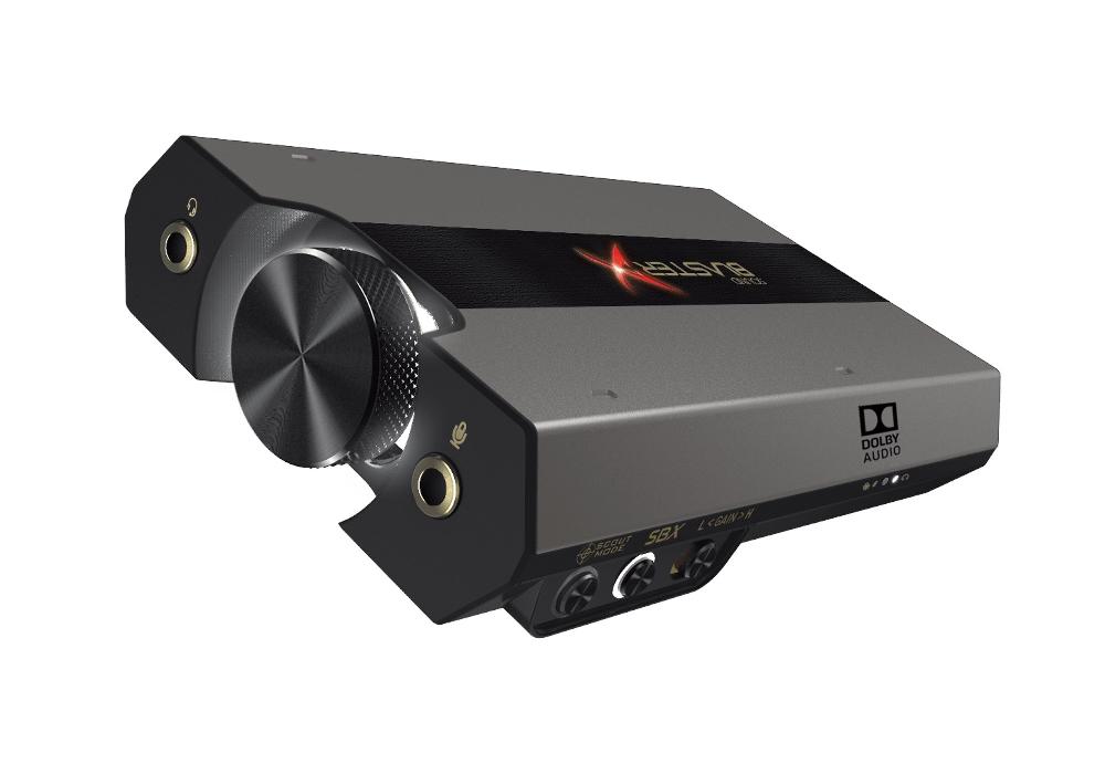 Creative Sound BlasterX G6 Amplificatore e DAC da gaming 7.1 HD con biamplificatore per cuffie discreto Xamp Qualità