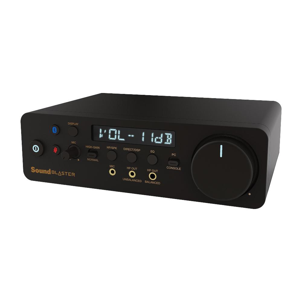 Creative Sound Blaster X5 Scheda audio esterna Hi-res con doppio DAC USB e bi-amplificatore per cuffie Xamp completamente bilanciato per appassionati del suono Spedizione Gratuita