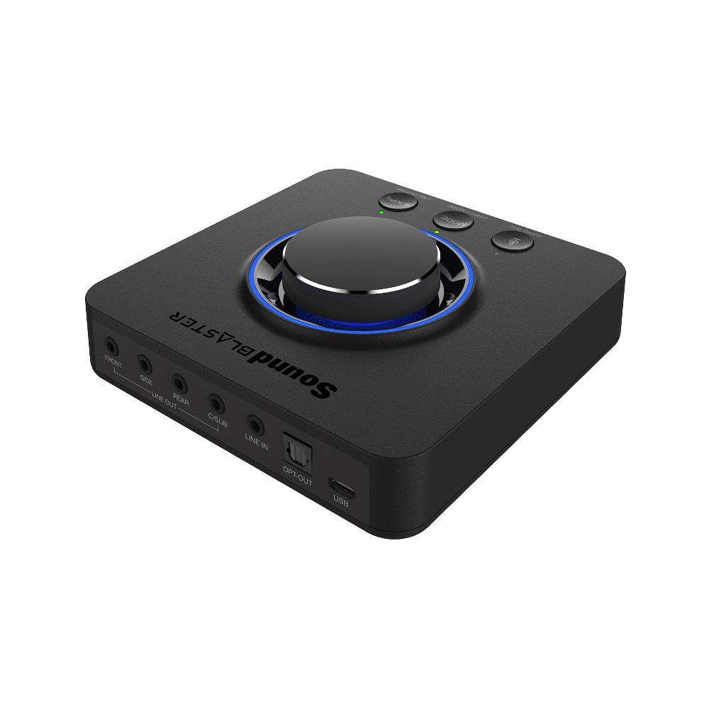 Creative Sound Blaster X3 Scheda audio DAC e amplificatore USB esterno 7.1 ad alta risoluzione con tecnologia Super X-Fi® per PC e Mac Soddisfazione Garantita