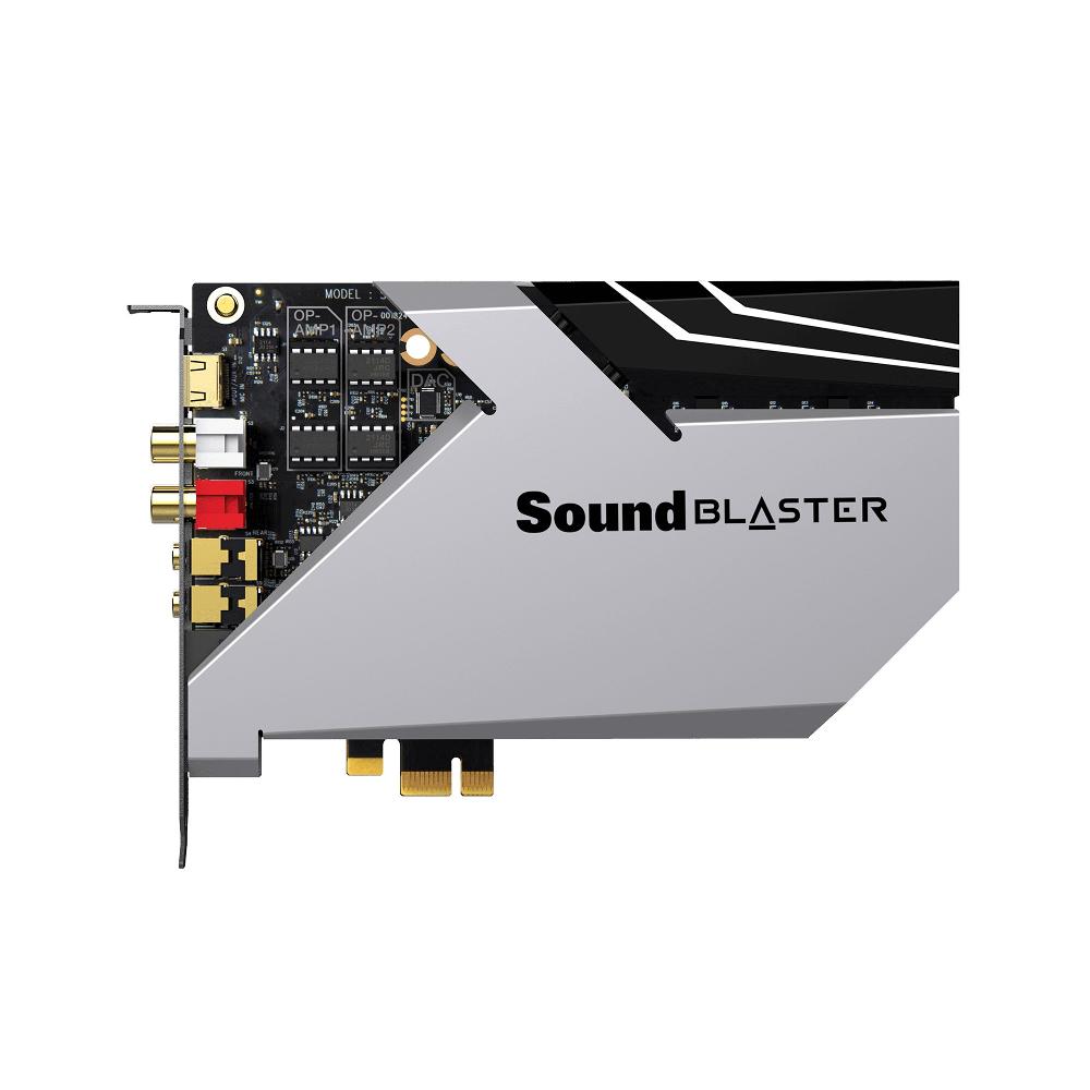 Creative Sound Blaster AE-9 Scheda audio PCI-E di qualità superiore da 32 bit/384 kHz e DAC con doppio amplificatore discreto per cuffie Xamp e Audio Control Module Consegna Veloce