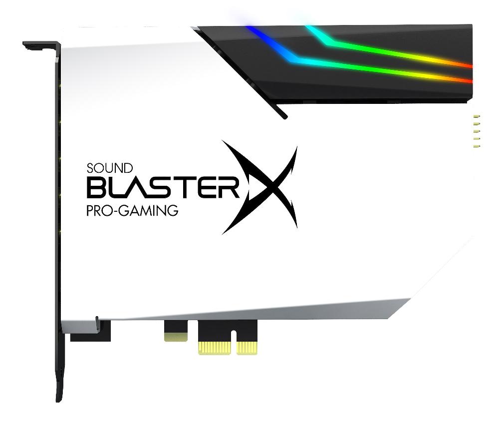 Creative Sound BlasterX AE-5 Plus Pure Edition Scheda audio e DAC da gaming PCI-e ad alta risoluzione con illuminazione RGB codifiche Dolby Digital Live e DTS Fino Al -60%