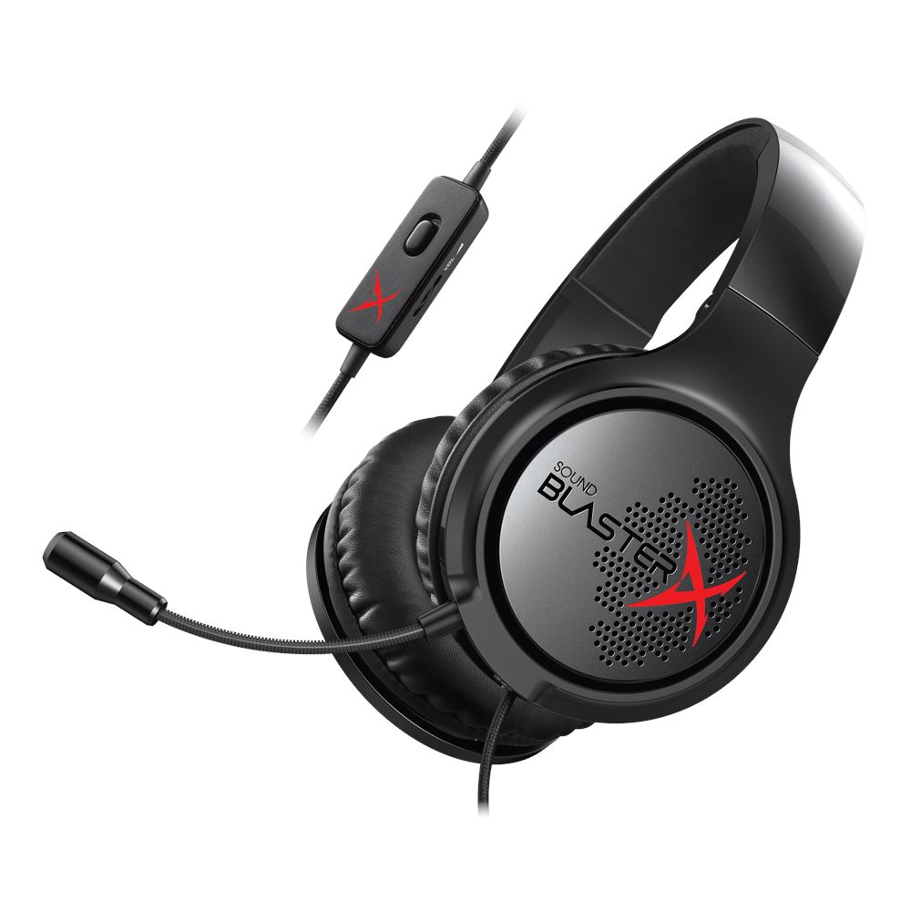 Creative Sound BlasterX H3 Cuffie con microfono da gioco analogiche portatili Novità