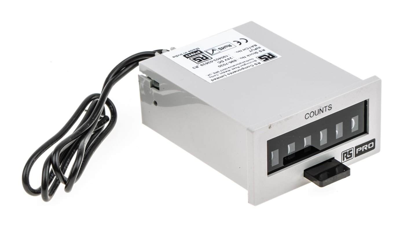 Rs-Online Contatore elettronico RS PRO Impulso 10Hz display Meccanico 6 cifre 24 V c.c Promozione Limitata