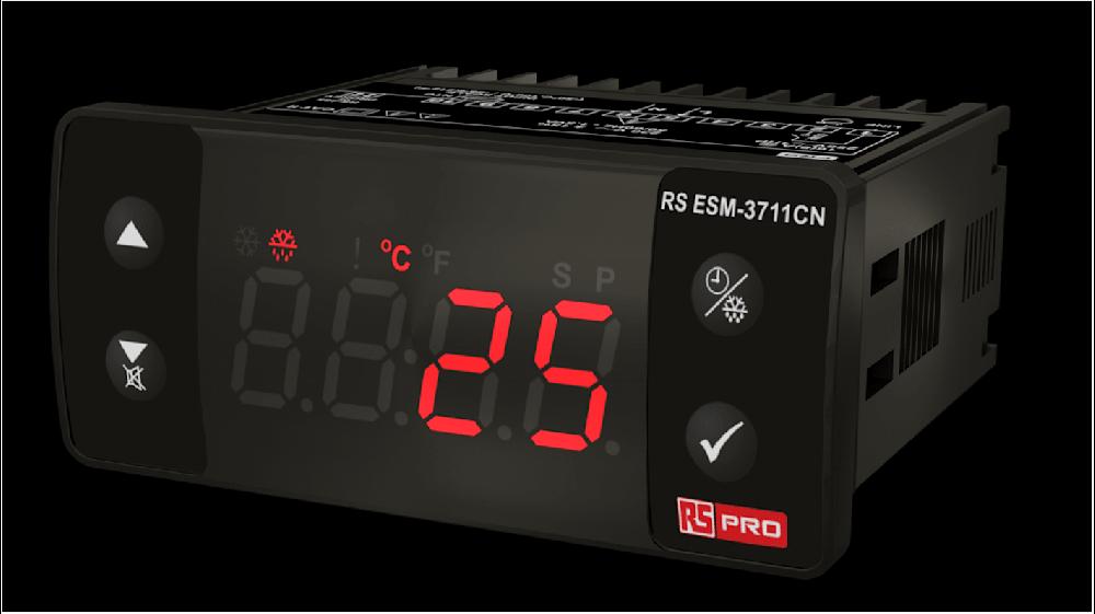 Rs-Online Regolatore di temperatura On/Off RS PRO 230 V 77 x 35mm 1 uscita Relè Rilascio limitato