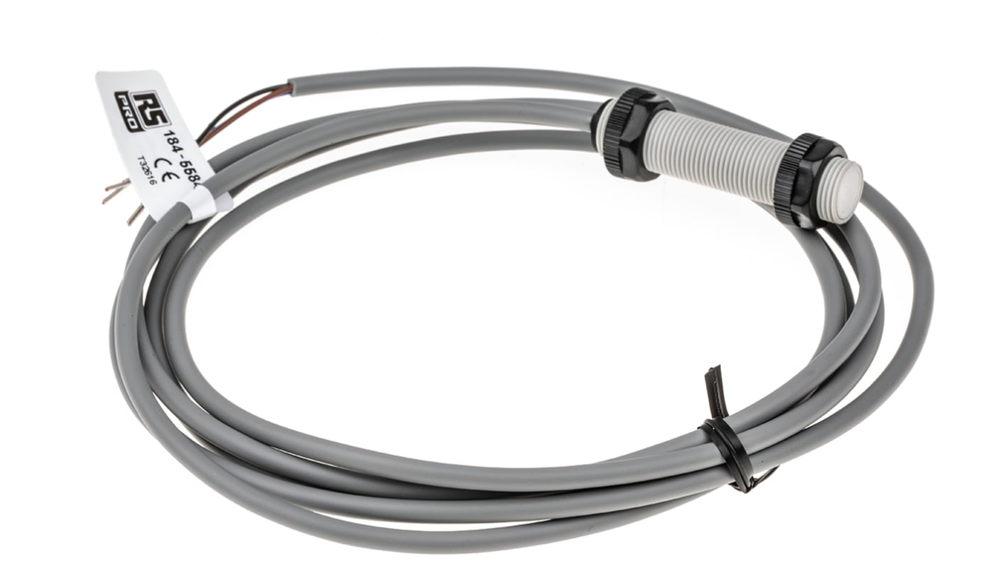 Rs-Online Sensore di prossimità Cilindro filettato RS PRO M12 rilevamento 2 mm 10 → 30 V c.c Offerta speciale della fabbrica