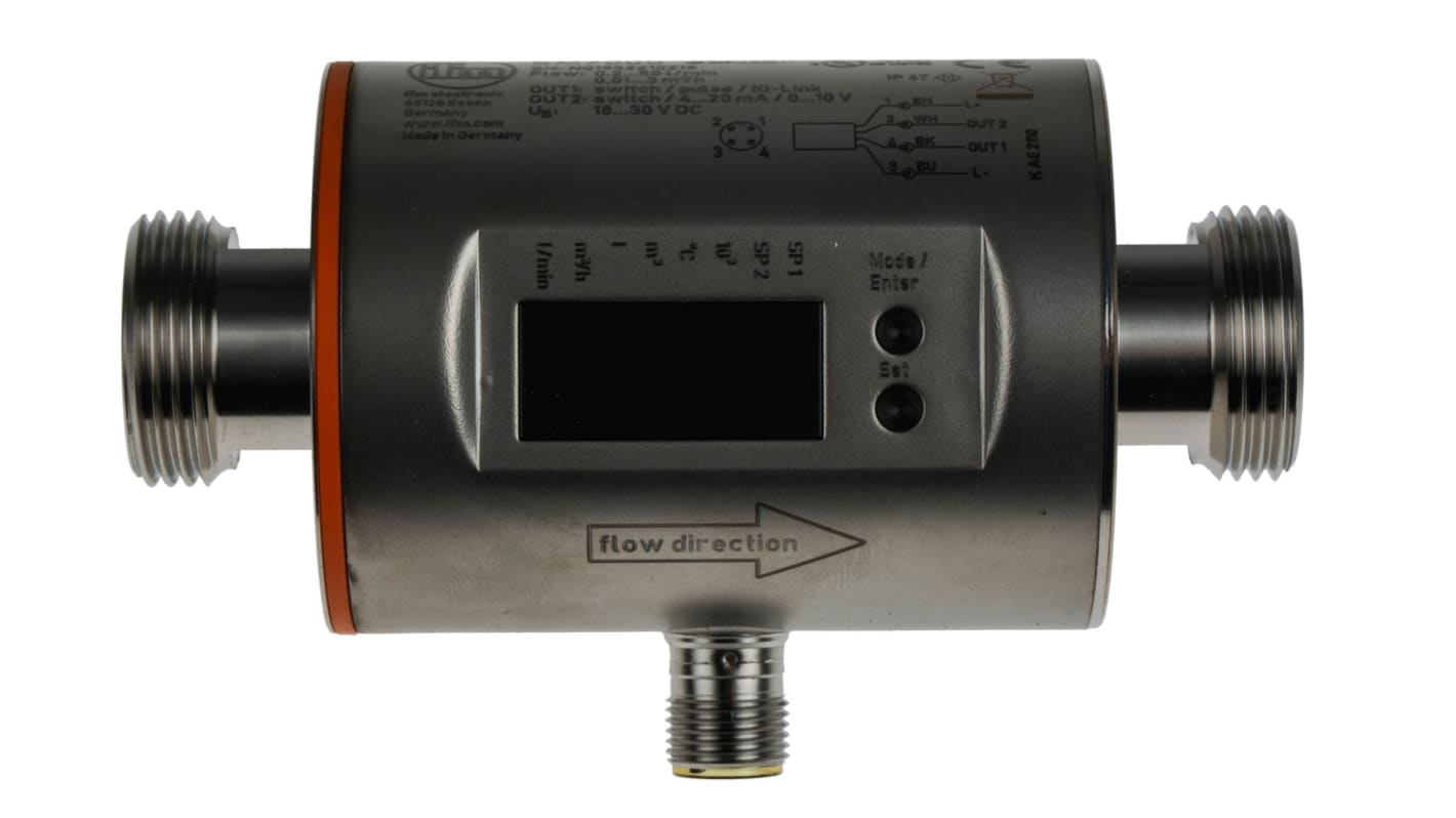 Rs-Online Flussometro ifm electronic per Liquidi flusso 0 2 l/min → 50 l/min Offerta per la Festa della Mamma