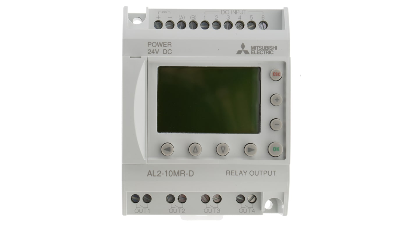 Rs-Online Modulo logico Mitsubishi Electric Alpha 2 ingressi: 6 uscite: 4 Trasporto libero internazionale