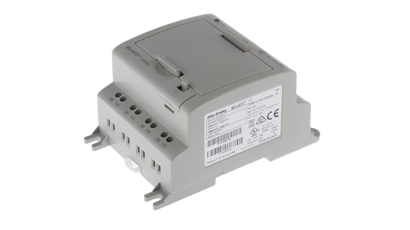 Rs-Online CPU PLC Allen Bradley Micro810 ingressi: 8 uscite: 4 12 I/O 24 V c.c Italia