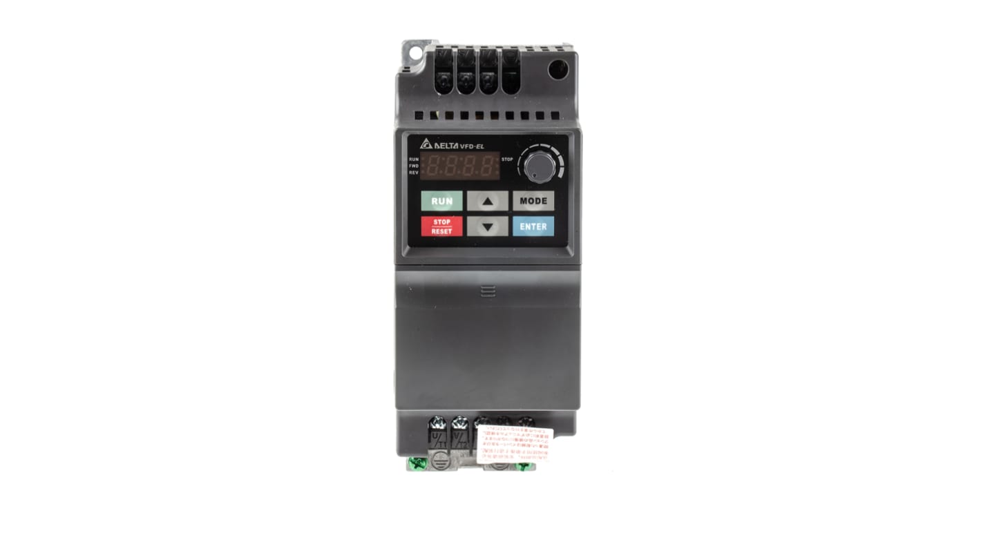 Rs-Online Inverter Delta Electronics 0 75 W 400 V c.a. 3 fasi 0 → 600Hz Offerta temporanea