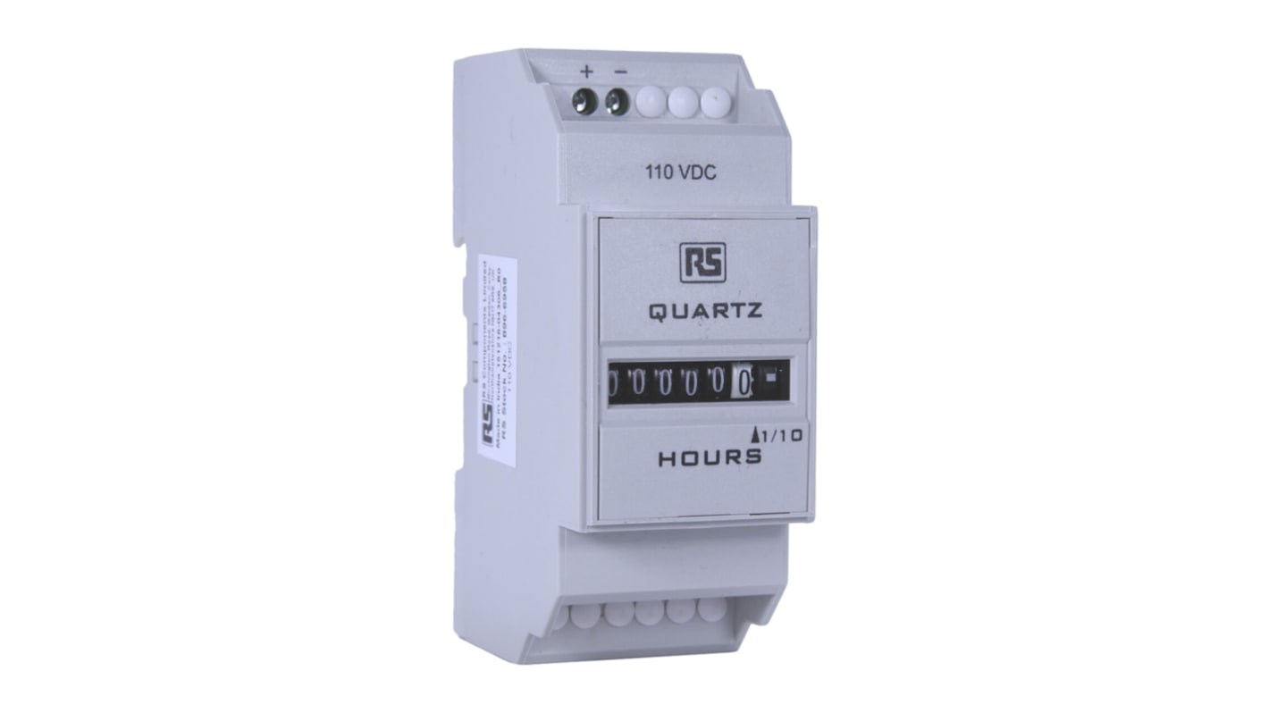 Rs-Online Contatore elettronico RS PRO Ore display Analogico 6 cifre 110 V c.c Sostegno trimestrale