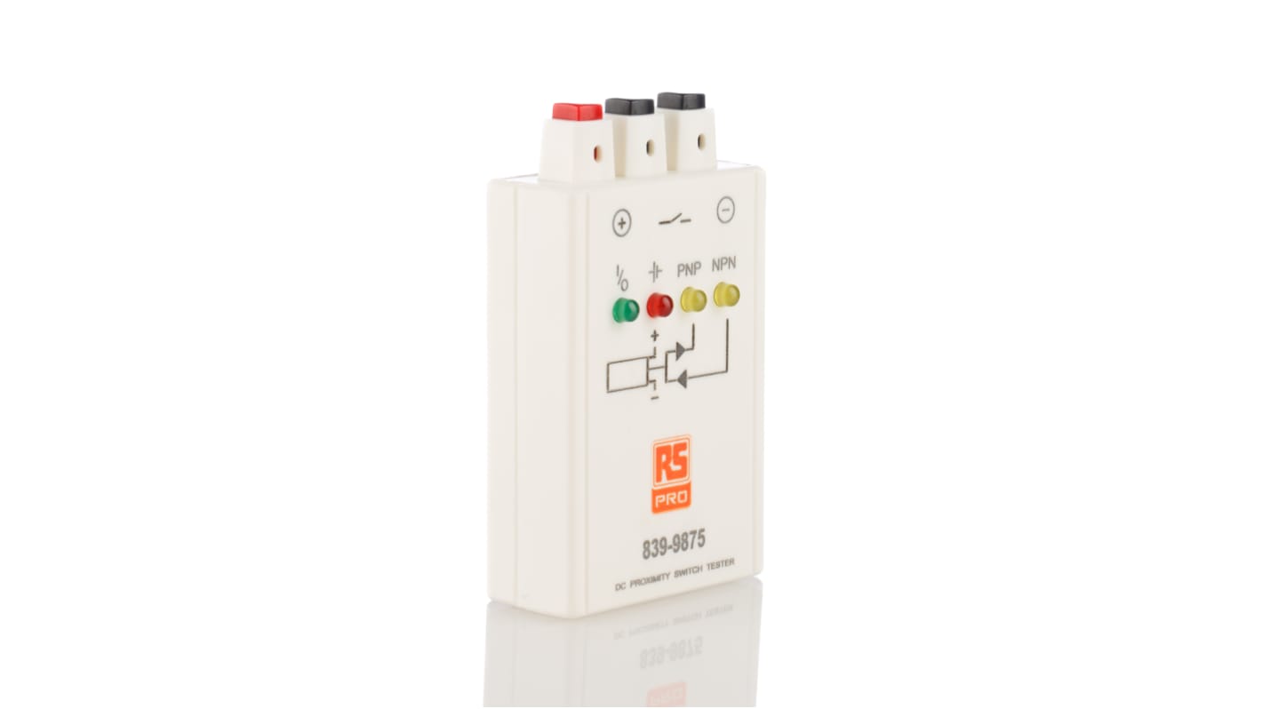 Rs-Online Tester sensore RS PRO per uso con Controllo interruttori di prossimità da 18 V c.c. / 35 mA Pezzi Unici