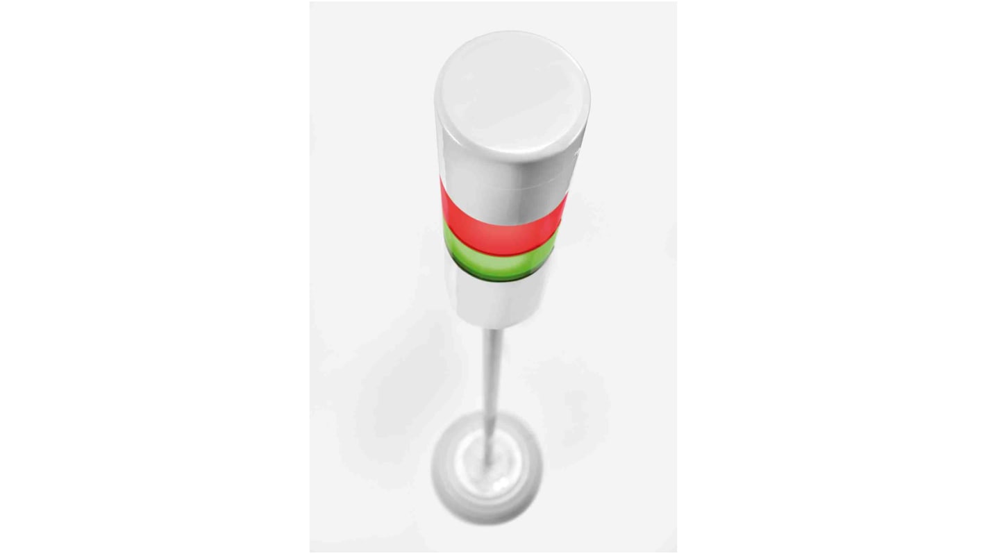 Rs-Online Torretta di segnalazione RS PRO 100→ 240 V c.a. LED 1 elemento lenti Verde con Cicalino Vendite Flash