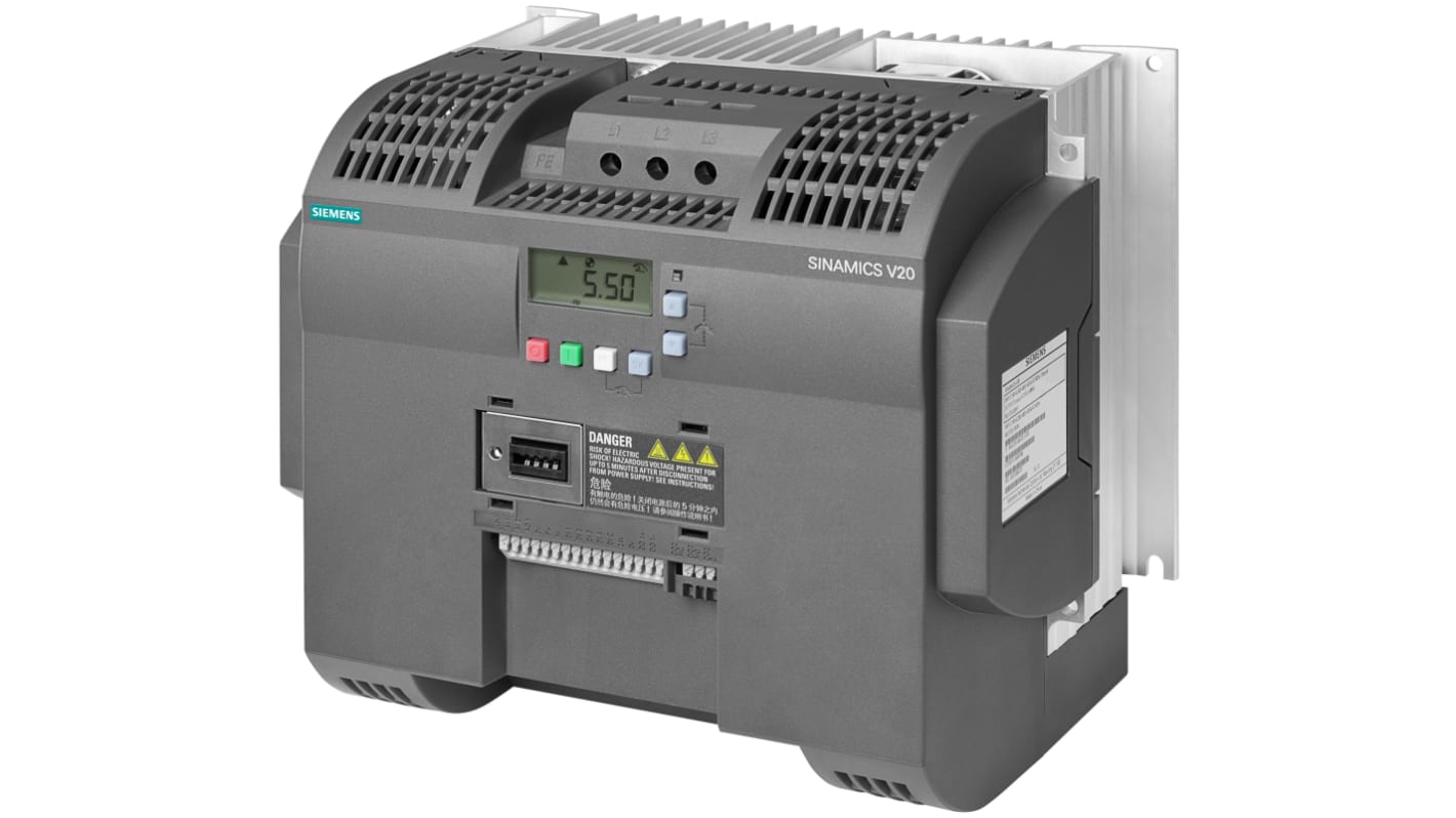 Rs-Online Inverter Siemens 11 kW 400 V c.a. 3 fasi 0 → 550Hz Saldi