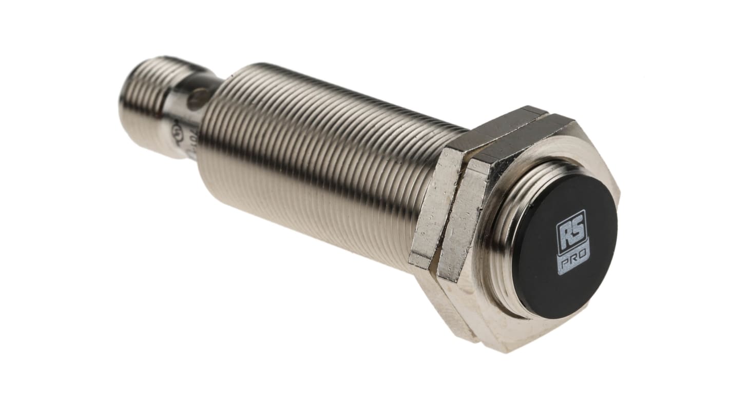 Rs-Online Sensore di prossimità Cilindro filettato RS PRO M18 rilevamento 5 mm 10 → 30 V c.c Vendita calda