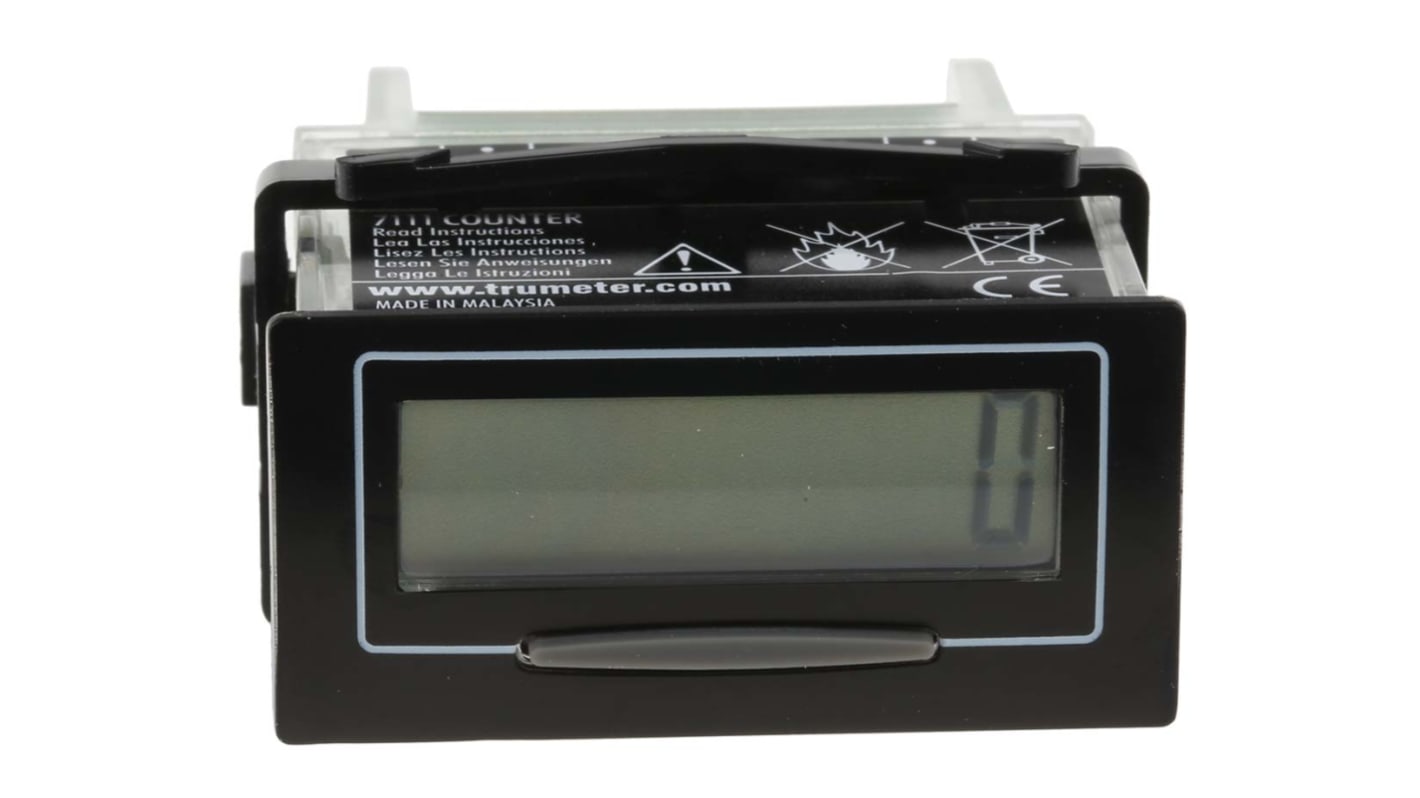 Rs-Online Contatore Trumeter Impulsi 10kHz display LCD 8 cifre Batteria da 3 6 V Latest stili