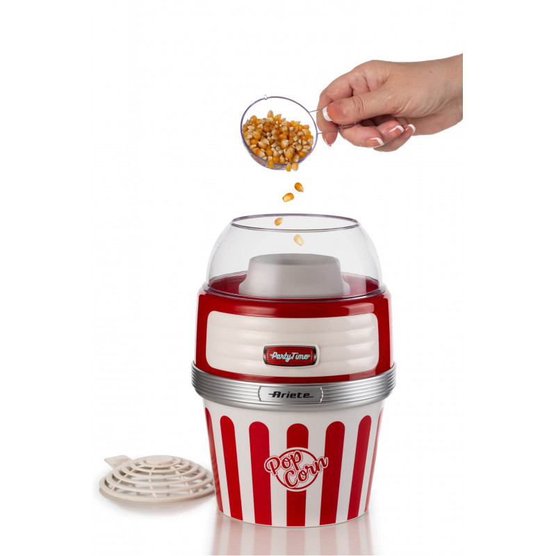 Ariete MACCHINA PER POP CORN CON CIOTOLA ESTRAIBILE ROSSO Qualità