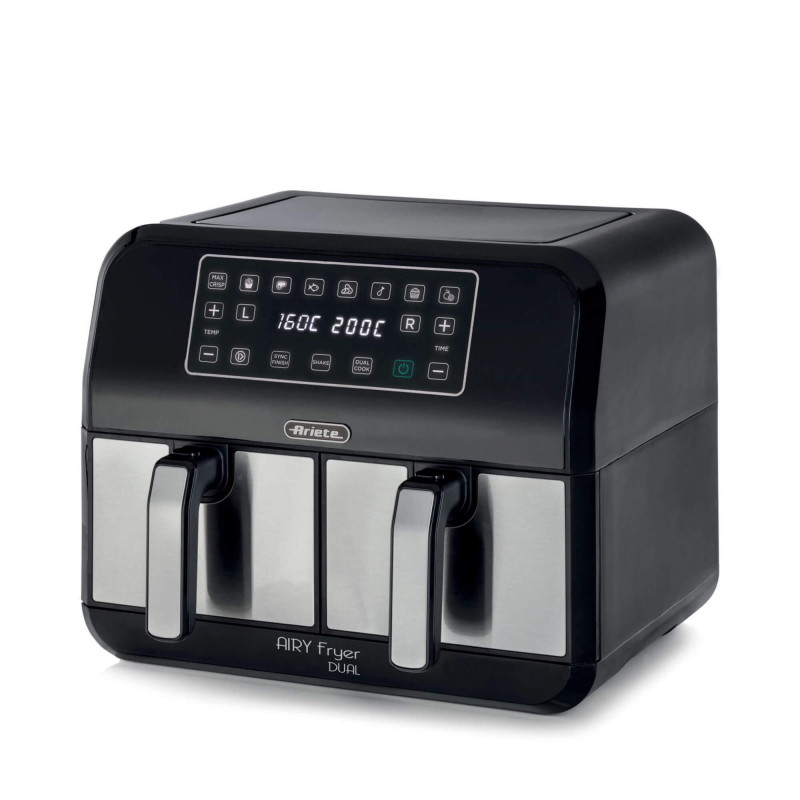 Ariete FRIGGITRICE AD ARIA CON DOPPIO CESTELLO CON FUNZIONE MAX CRISP