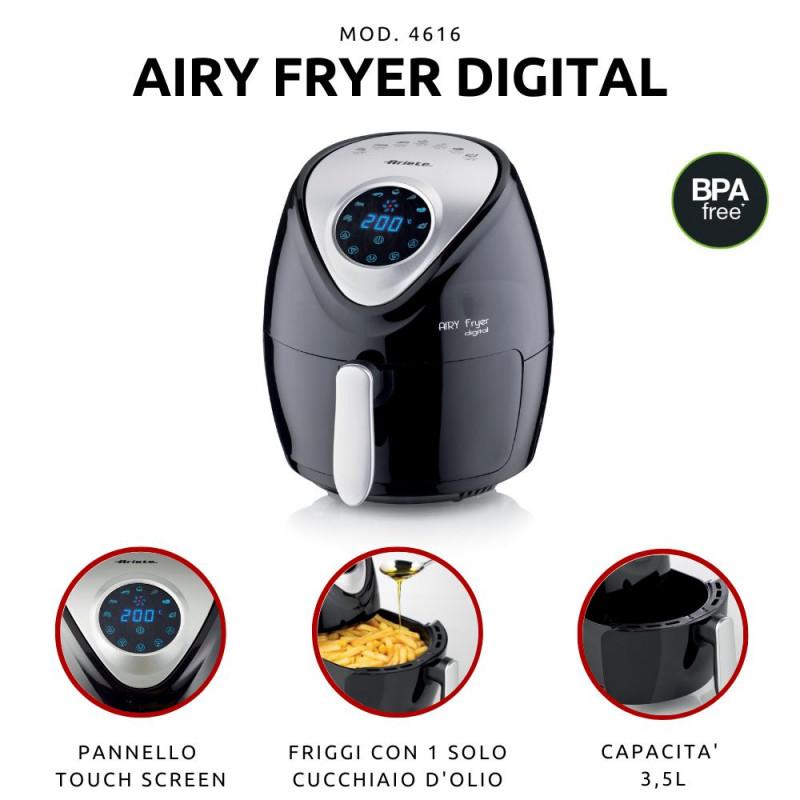 Ariete FRIGGITRICE AD ARIA 3 5 LITRI NERO Vendita Economica