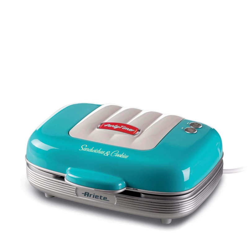 Ariete PIASTRA ELETTRICA PER MUFFIN DONUTS E SANDWICHES CELESTE Moda