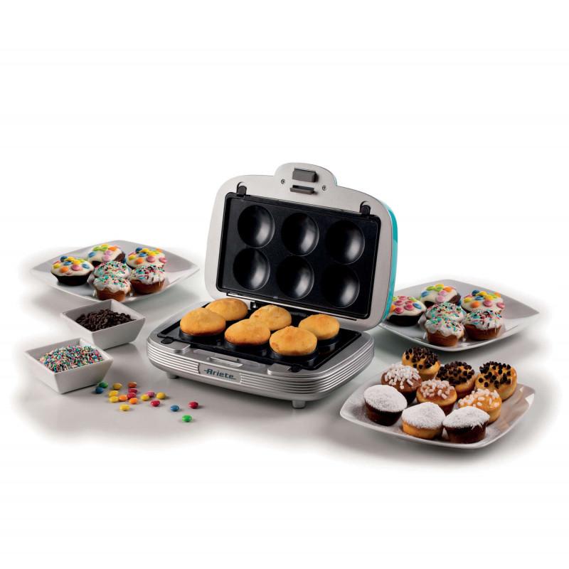 Ariete PIASTRA ELETTRICA PER MUFFIN DONUTS E SANDWICHES CELESTE Moda