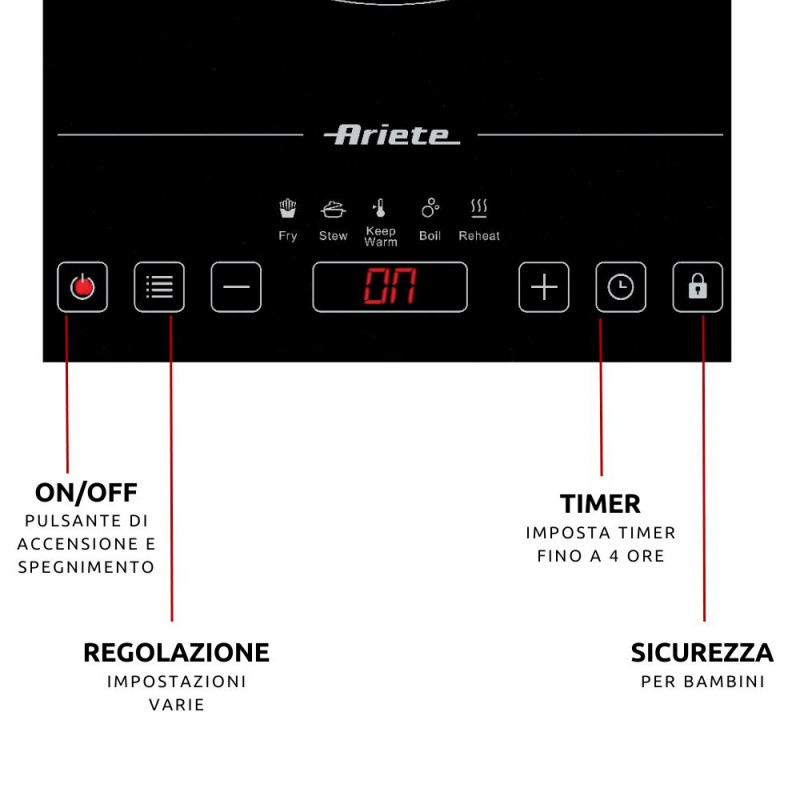 Ariete PIASTRA A INDUZIONE SINGOLA 2025