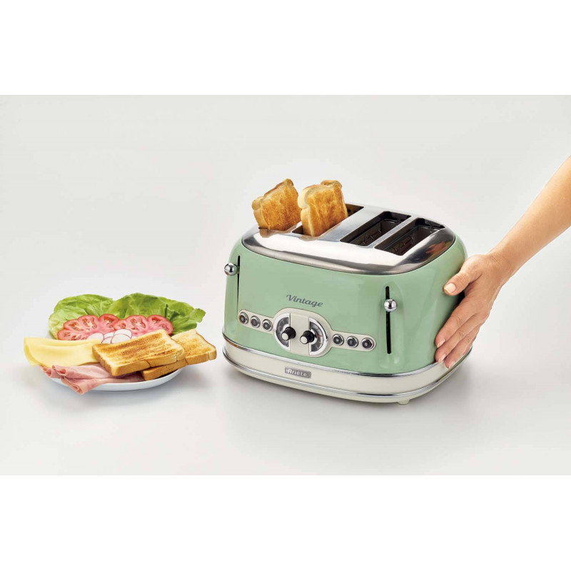 Ariete TOSTAPANE 4 FETTE VINTAGE Qualità Garantita