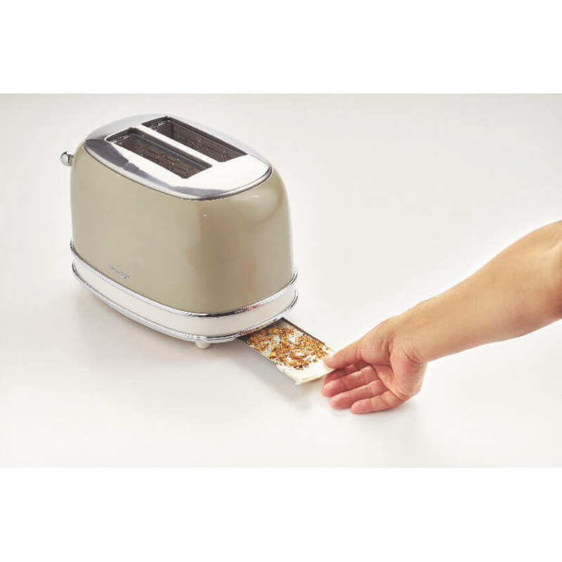 Ariete TOSTAPANE 2 FETTE VINTAGE BEIGE Fino Al -60%