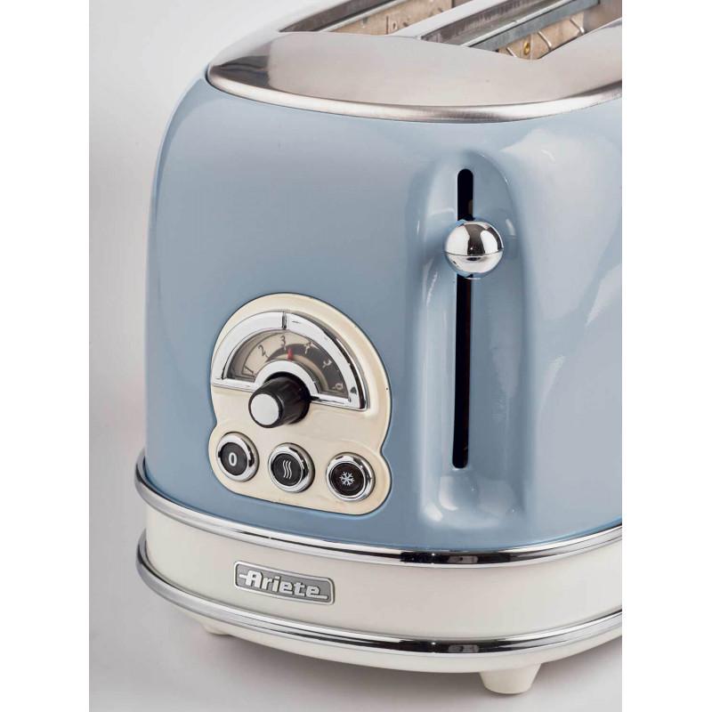 Ariete TOSTAPANE 2 FETTE VINTAGE CELESTE Affare Del Giorno