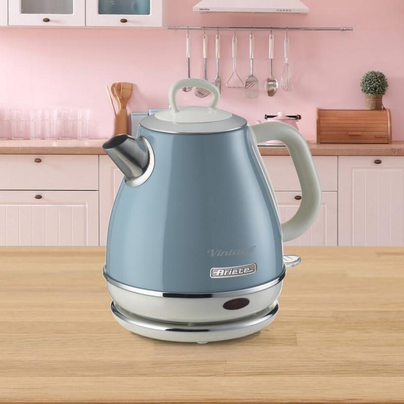 Ariete BOLLITORE ELETTRICO 1 LITRO VINTAGE CELESTE Nuova