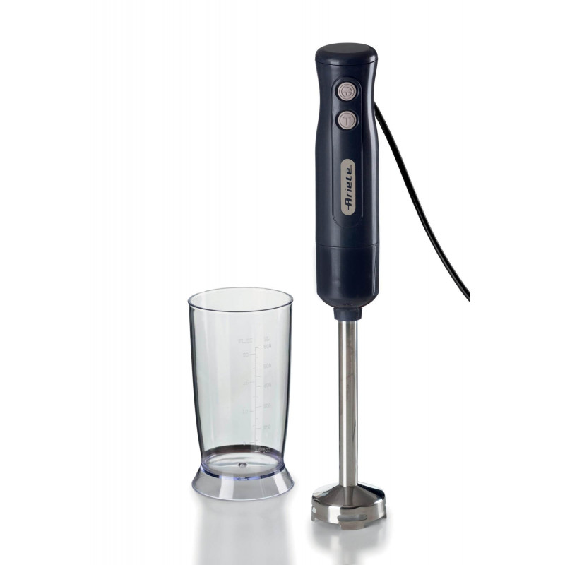 Ariete FRULLATORE A IMMERSIONE CON LAMA IN ACCIAIO INOX GRIGIO SCURO & TORTORA