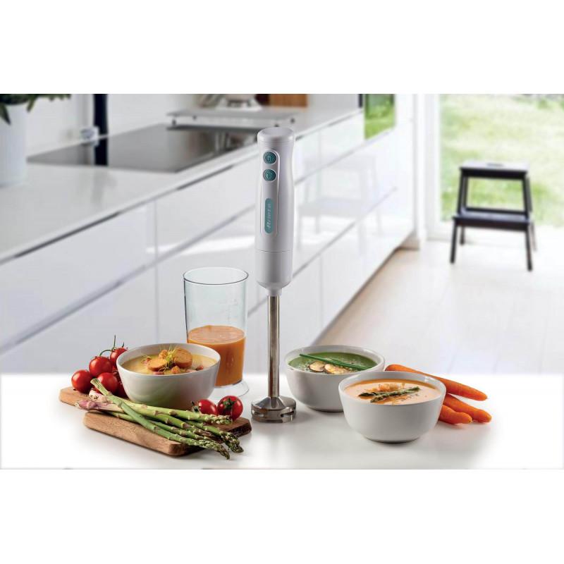 Ariete FRULLATORE A IMMERSIONE CON LAMA IN ACCIAIO INOX BIANCO &AMP; CELESTE Negozi Online