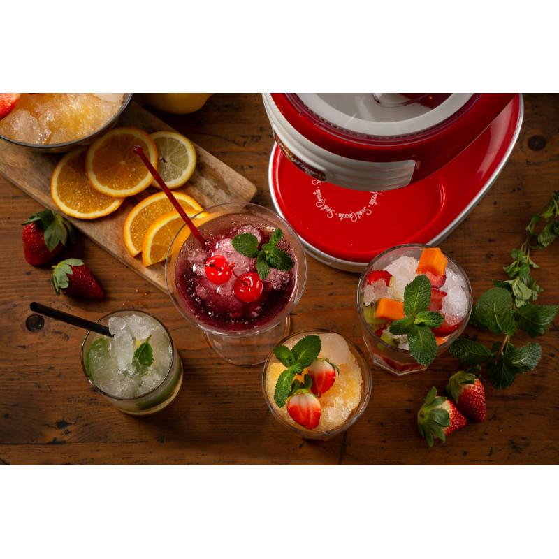 Ariete MACCHINA TRITAGHIACCIO PER GRANITA E COCKTAIL ROSSO Affare Del Giorno