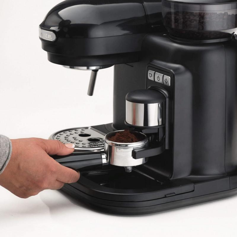 Ariete MACCHINA PER CAFFè ESPRESSO CON MACINACAFFè MODERNA NERO Nuovo