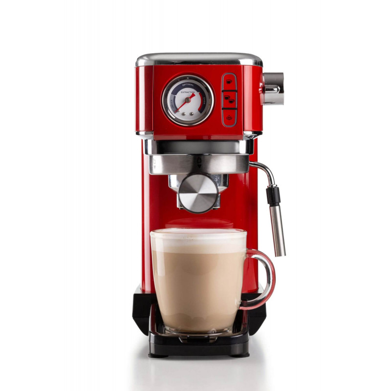 Ariete MACCHINA DA CAFFè ESPRESSO IN METALLO CON MANOMETRO ROSSO Acquista Ora