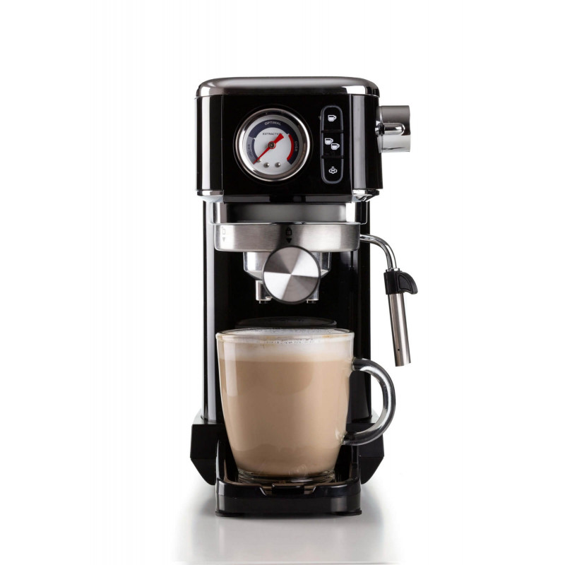 Ariete MACCHINA DA CAFFè ESPRESSO IN METALLO CON MANOMETRO NERO Promozione Limitata