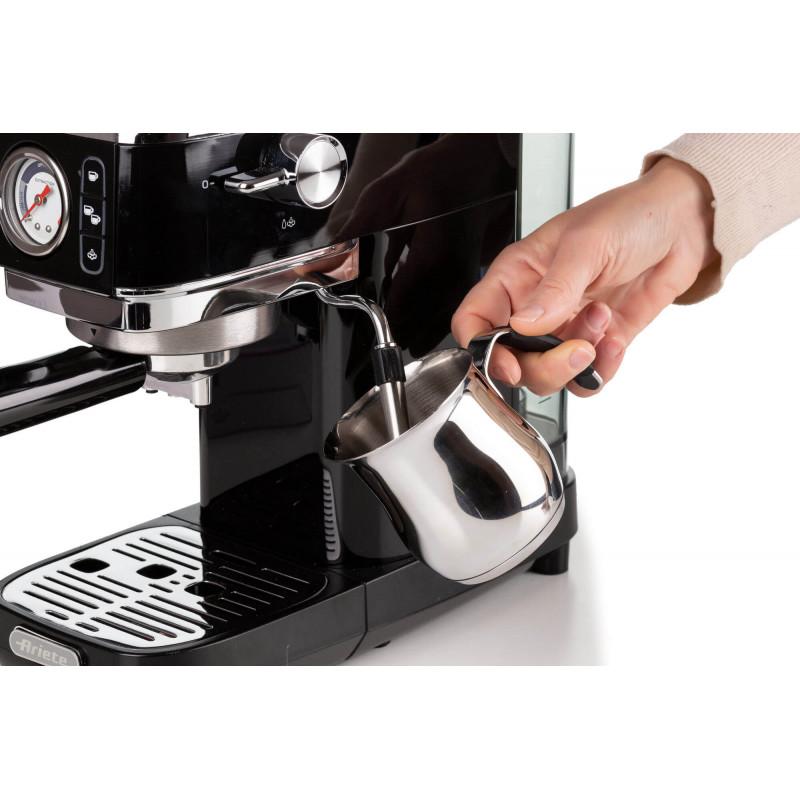 Ariete MACCHINA DA CAFFè ESPRESSO IN METALLO CON MANOMETRO NERO Promozione Limitata