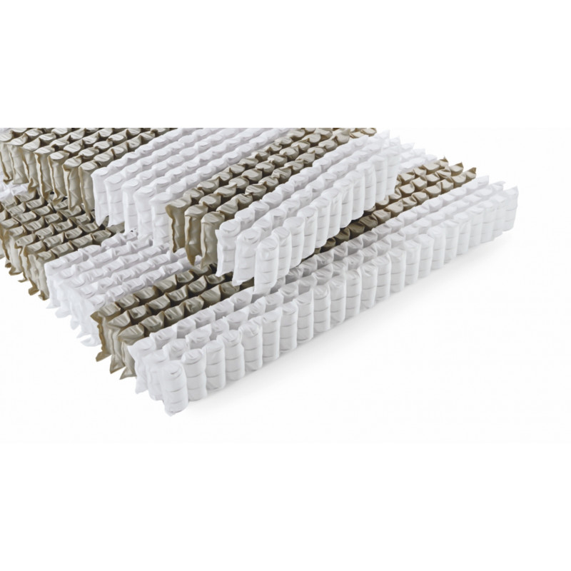 Materasso PLATINUM PLUS - h 26 cm Memory Fresh Anallergico 100% Policotone 3D Air Made in Italy (VARIE MISURE) Sconto
