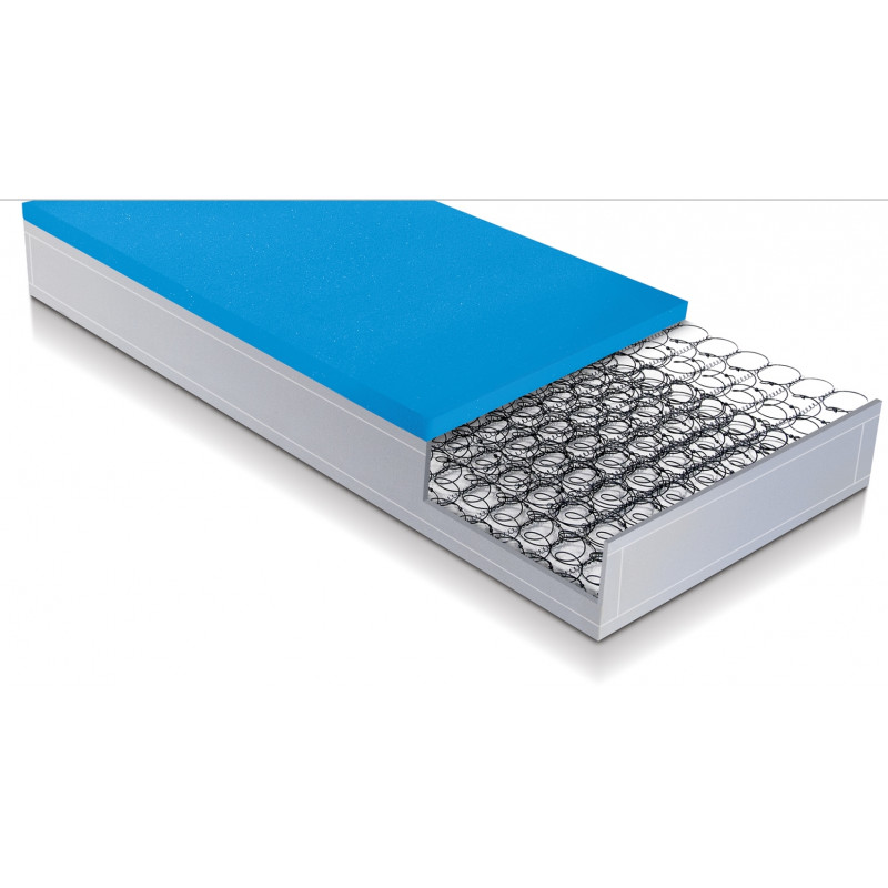 Materasso a Molle EXCELSIOR - h 25 cm Memory Fresh Foam Soft Anallergico Made in Italy (VARIE MISURE) Outlet